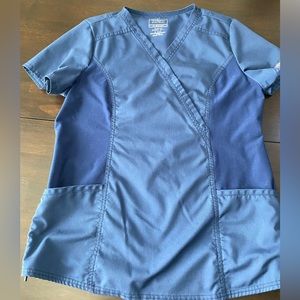 Cherokee Workwear Maternity Mock Wrap Top